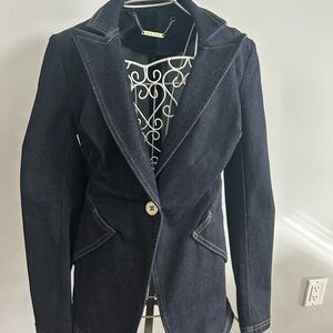 White House Black Market Dark Blue Blazer